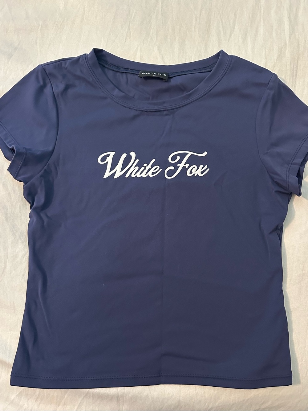 White Fox Fitted Tee